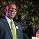 Ken Welch speaks to supporters Tuesday, Nov. 2, 2021 in St. Petersburg, Fla. A ball planned for Welch, the first Black mayor of St. Petersburg has been canceled, Thursday, Dec. 2, amid concerns its circus theme was inappropriate in the once-segregated city.